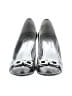 AK Anne Klein Gray Silver Heels Size 6 - photo 2