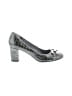 AK Anne Klein Gray Silver Heels Size 6 - photo 1
