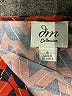 DM Collection Chevron-herringbone Orange Casual Dress Size 6 - photo 7