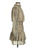 Aqua 100% Polyester Paisley Gold Cocktail Dress Size XS - photo 4