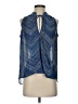 Abbeline 100% Polyester Blue Sleeveless Blouse Size S - photo 1