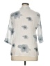 Unbranded 100% Polyester Ivory 3/4 Sleeve Blouse Size XL - photo 2