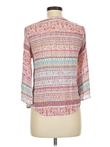 One World 3/4 Sleeve Blouse (view 2)