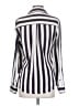 Express 100% Polyester Stripes Ivory Long Sleeve Blouse Size S - photo 2