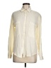 Monrow 100% Cotton Ivory Long Sleeve Button-Down Shirt Size M - photo 1