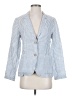 Tahari 100% Linen Stripes Blue Blazer Size S - photo 1