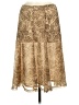 Rafaella 100% Polyester Paisley Gold Casual Skirt Size 6 (petite) - photo 1