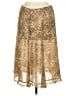 Rafaella 100% Polyester Paisley Gold Casual Skirt Size 6 (petite) - photo 2