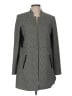 Kasper Chevron-herringbone Gray Coat Size 8 - photo 1
