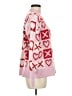 Studio Park Hearts Pink Pullover Sweater Size M - photo 4