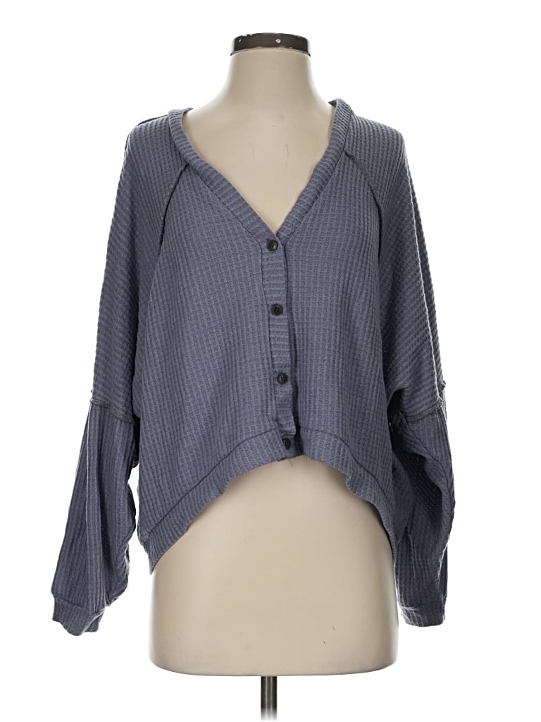 Pre-owned Out From Under Cardigan Sweater In Gray