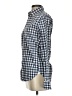 J.Crew Checkered-gingham Blue Long Sleeve Button-Down Shirt Size XS - photo 5