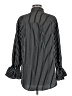 Unbranded Stripes Black Long Sleeve Blouse Size M - photo 2
