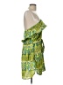 Classique 100% Polyester Paisley Green Cocktail Dress Size L - photo 4