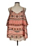 Torrid 100% Polyester Orange Casual Dress Size Lg Plus (0) - photo 1