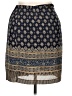 Harris/Wallace 100% Polyester Print Blue Casual Skirt Size 14 - photo 2