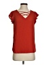 Papermoon Red Short Sleeve Top Size S - photo 1