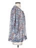 Staring at Stars Blue 3/4 Sleeve Blouse Size M - photo 4