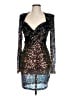 Banjul Stars Silver Cocktail Dress Size L - photo 1