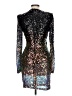 Banjul Stars Silver Cocktail Dress Size L - photo 2