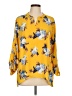 Gibson Floral Yellow 3/4 Sleeve Blouse Size L - photo 1