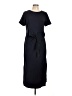 Unbranded Solid Black Casual Dress Size L - photo 1