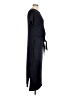 Unbranded Solid Black Casual Dress Size L - photo 4