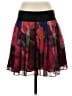 Express Design Studio 100% Polyester Graphic Red Black Casual Skirt Size XS - photo 1