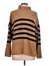 Old Navy Stripes Brown Turtleneck Sweater Size L - photo 1
