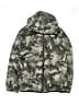 Lands' End 100% Polyester Camo Gray Black Windbreaker Size 10 - 12 - photo 1