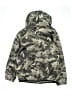 Lands' End 100% Polyester Camo Gray Black Windbreaker Size 10 - 12 - photo 2