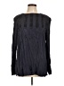 Cremieux 100% Viscose Black Long Sleeve Blouse Size L - photo 1
