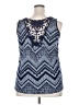 Assorted Brands Blue Sleeveless Blouse Size 2X - photo 2