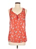 Collective Concepts 100% Polyester Orange Sleeveless Blouse Size M - photo 1