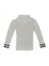 Tommy Bahama 100% Cotton Chevron-herringbone Gray Turtleneck Sweater Size 2T - photo 2