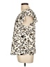 MELLODAY Ivory Short Sleeve Blouse Size L - photo 5