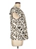 MELLODAY Ivory Short Sleeve Blouse Size L - photo 4