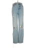 Express Hearts Blue Jeans Size 2 - photo 1