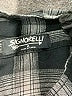 Signorelli 100% Rayon Plaid Black Long Sleeve Blouse Size M - photo 7