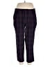 A New Day Plaid Blue Casual Pants Size 14 - photo 1