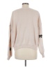 Assorted Brands 100% Polyester Hearts Tan Pullover Sweater Size M - photo 2