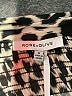 Rose + Olive 100% Polyester Animal Print Silver Long Sleeve Blouse Size S - photo 7
