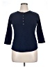 Chaps Blue 3/4 Sleeve T-Shirt Size XL - photo 1