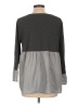 Ann Taylor LOFT Gray 3/4 Sleeve Top Size L - photo 2