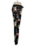 LA12ST Floral Black Casual Pants Size XL - photo 4