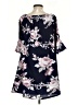Unbranded Floral Blue Casual Dress Size S - photo 2
