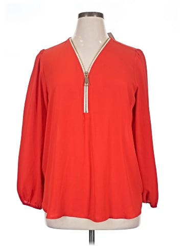 Carmen Carmen Marc Valvo Long Sleeve Blouse (view 1)