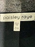 paisley raye Black Short Sleeve Top Size 0X - photo 7