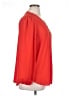 Carmen Carmen Marc Valvo 100% Polyester Red Long Sleeve Blouse Size 1X - photo 4
