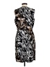 Donna Morgan Animal Print Silver Cocktail Dress Size 12 - photo 2